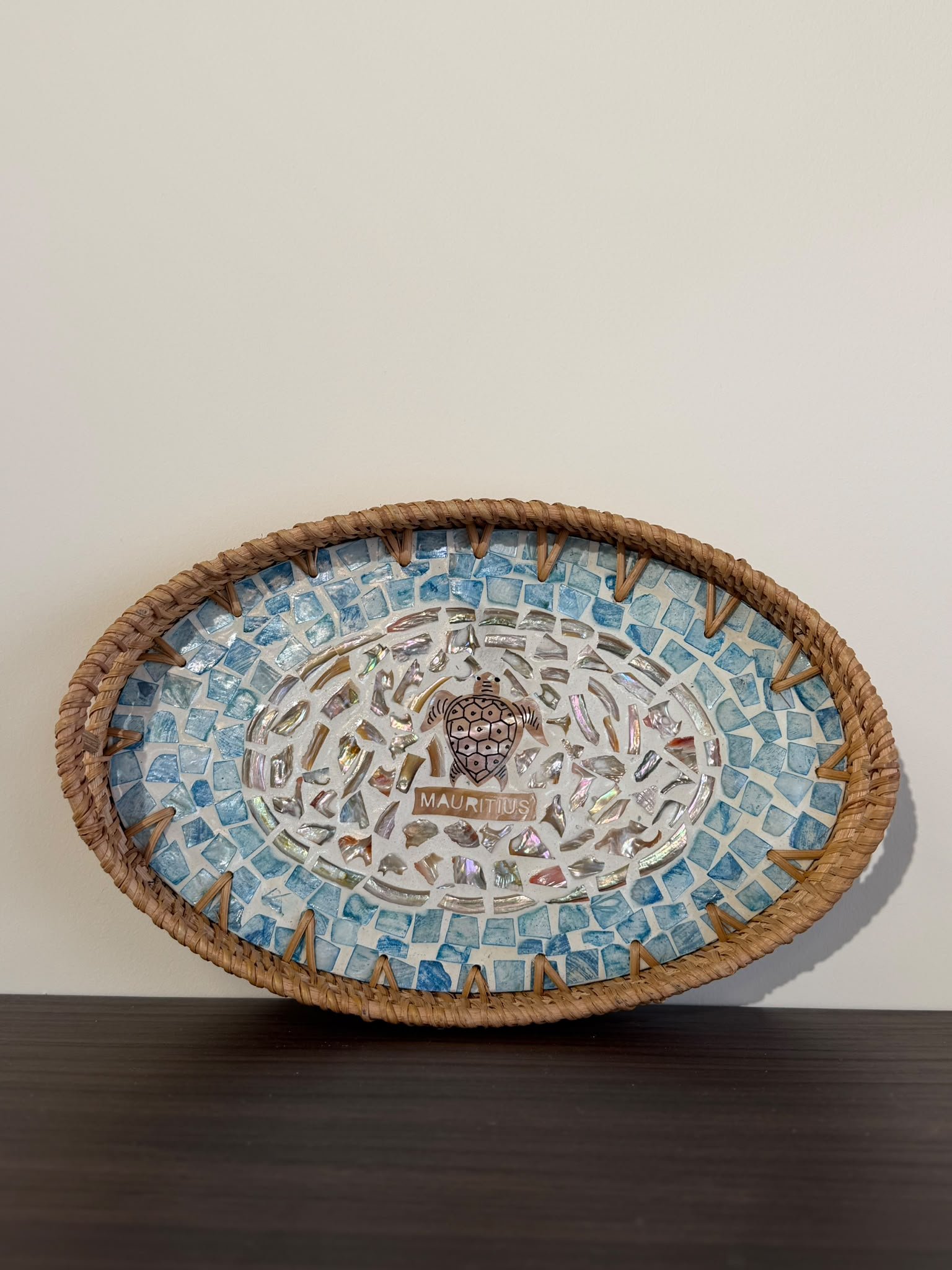 Plateau Décoratif – Lagon de Maurice